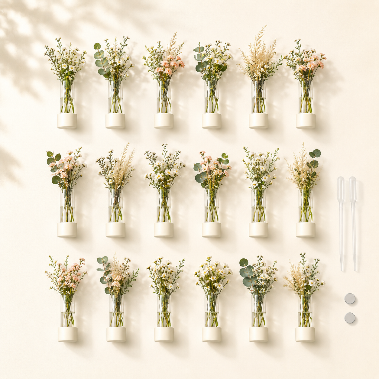 Coffret Éclosie — Mini Vases Floraux Aimantés