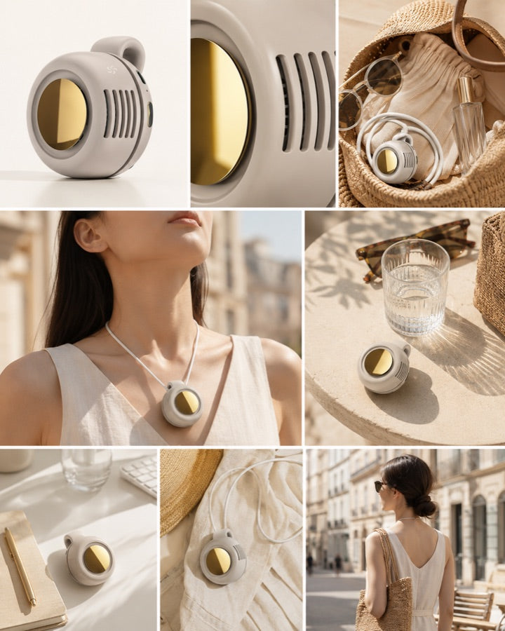 Un objet d’été compact, lumineux et facile à intégrer dans vos journées.